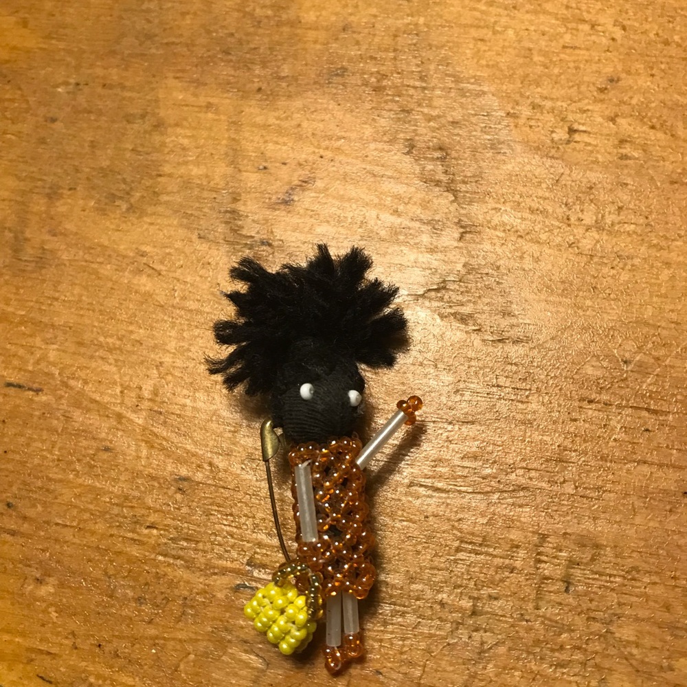 Folk art pin